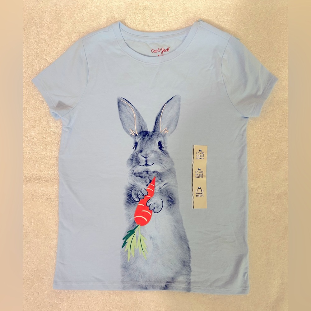 COPY - Cat&Jack T-shirt with cute Rabbit